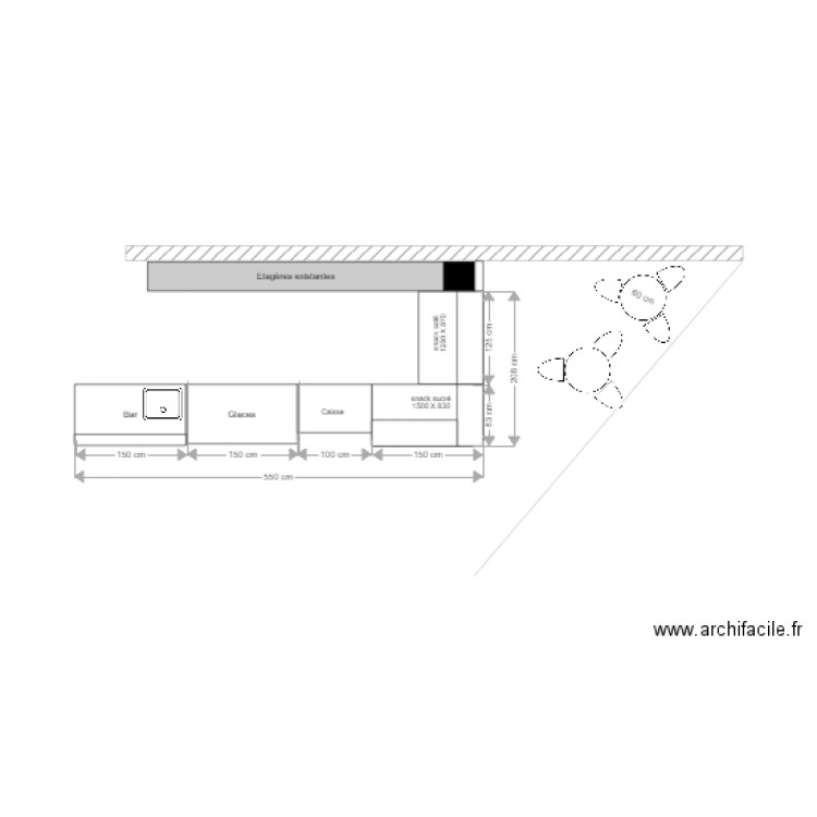 ESPACE SNACKING  LECLERC Blaye 1. Plan de 0 pièce et 0 m2