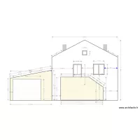 Plan de facade ouest