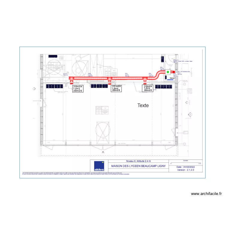 ST MARIE M des Ecoliers. Plan de 