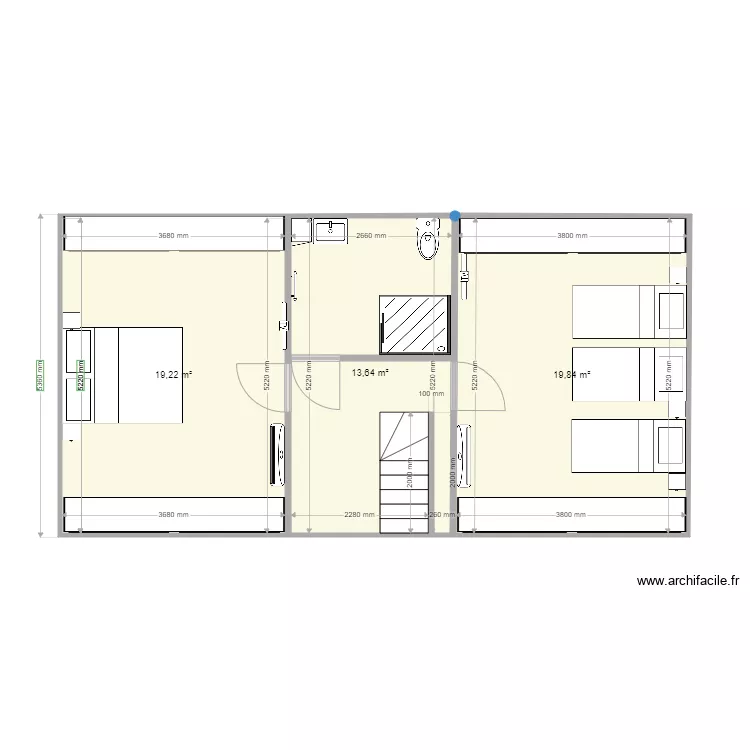 etage maison. Plan de etage maison. Plan de