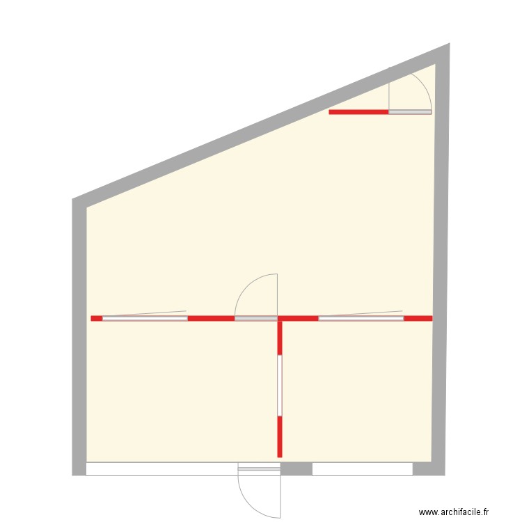 PLAN CROIX ROUGE 2 . Plan de 0 pièce et 0 m2