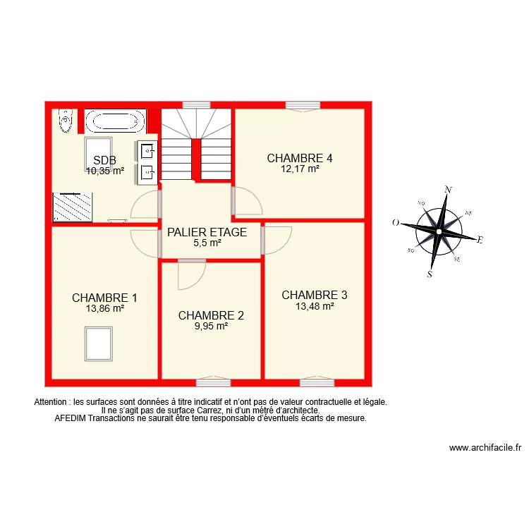 BI 7323 ETAGE. Plan de 