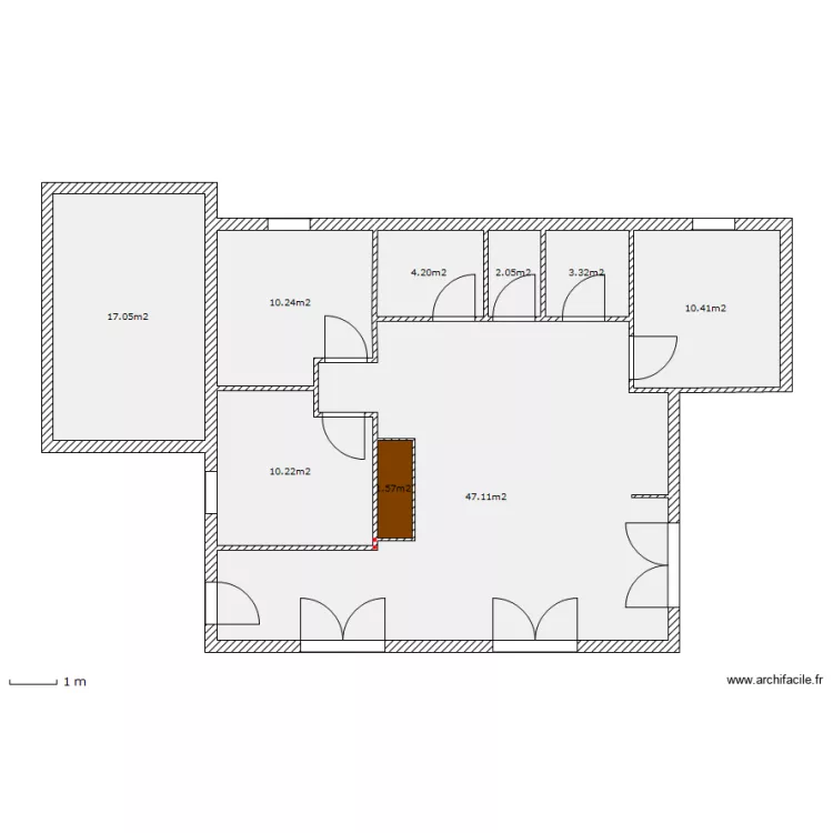 Maison Bois RDC. Plan de Maison Bois RDC. Plan de