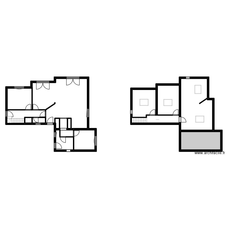 chiapetti. Plan de 12 pièces et 176 m2