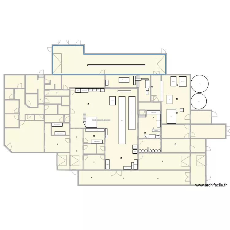 &Eacute;quipement usine. Plan de 