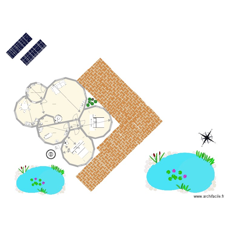 Kerterre. Plan de 0 pièce et 0 m2