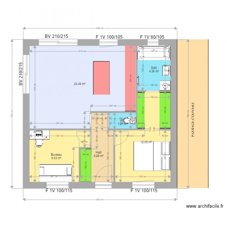 DEMORY. Plan de 0 pièce et 0 m2