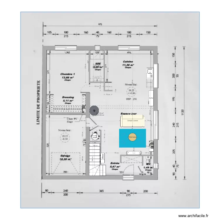 St Dr&eacute;z&eacute;ry. Plan de 