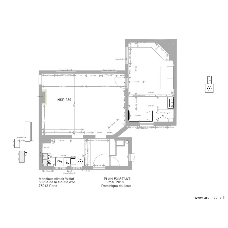 Projet cuisine Alistair 3. Plan de 0 pièce et 0 m2