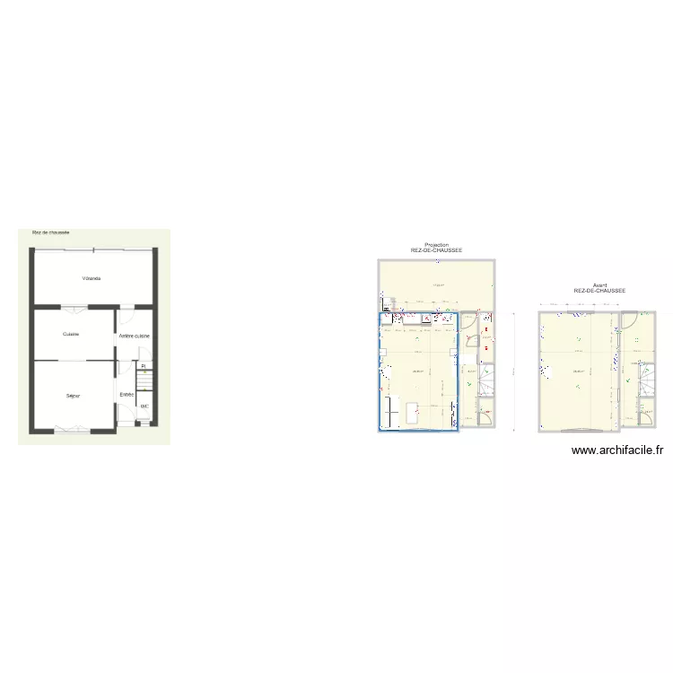 Maison Leloyer. Plan de 