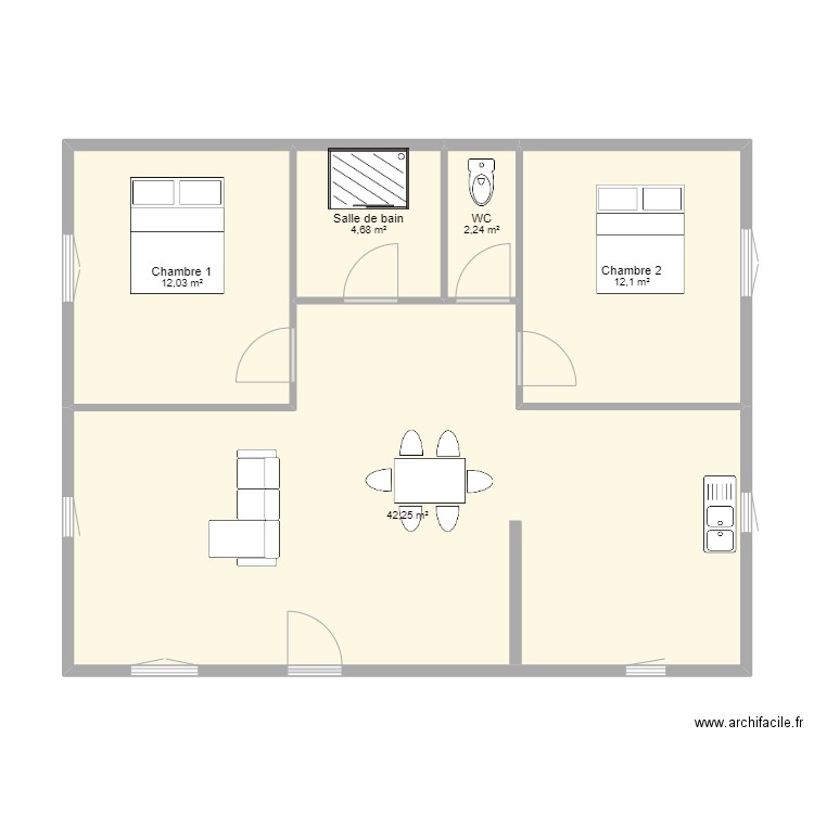 Plan appart balata 2. Plan de 0 pièce et 0 m2
