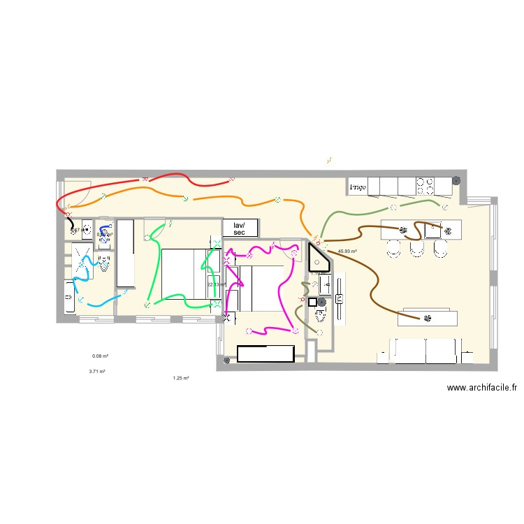 iluminacion  jorje juan 21 . Plan de 0 pièce et 0 m2