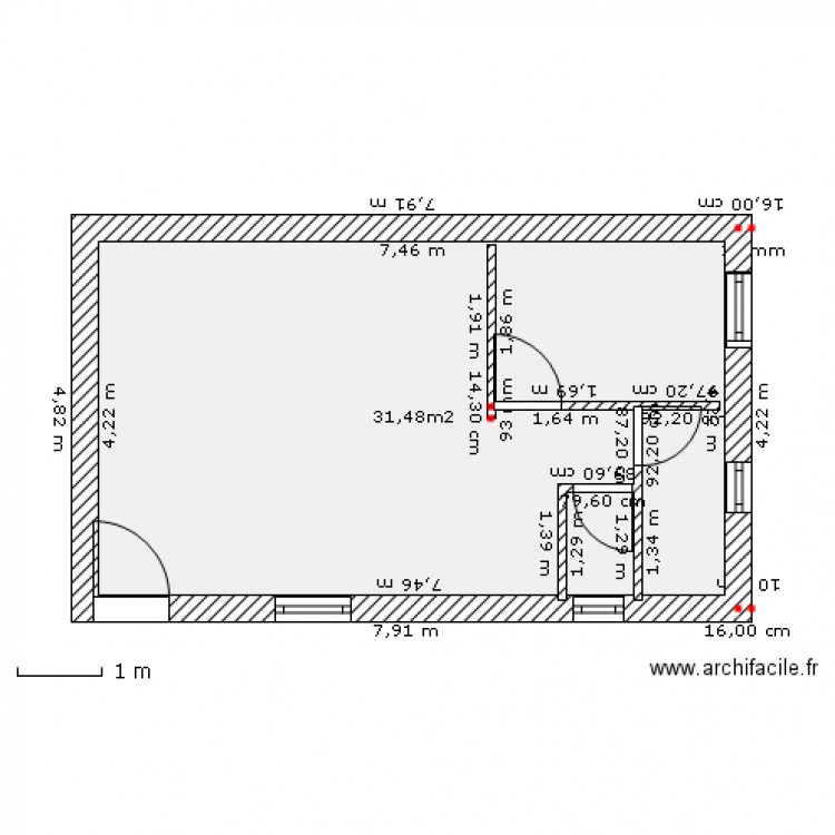 f1 vero. Plan de 0 pièce et 0 m2