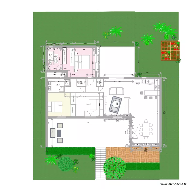 Maison sainte marie avec 3 chambres 2. Plan de 