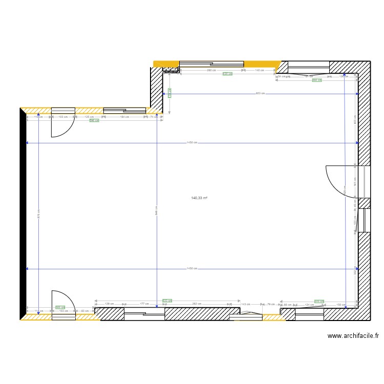 Vieugy Parent . Plan de 3 pièces et 281 m2