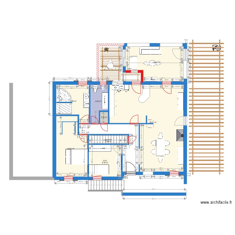 les carrieres 6. Plan de 0 pièce et 0 m2