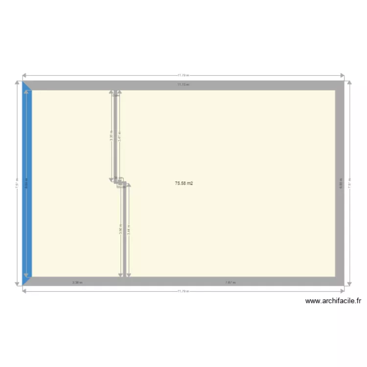 Plan combles. Plan de 