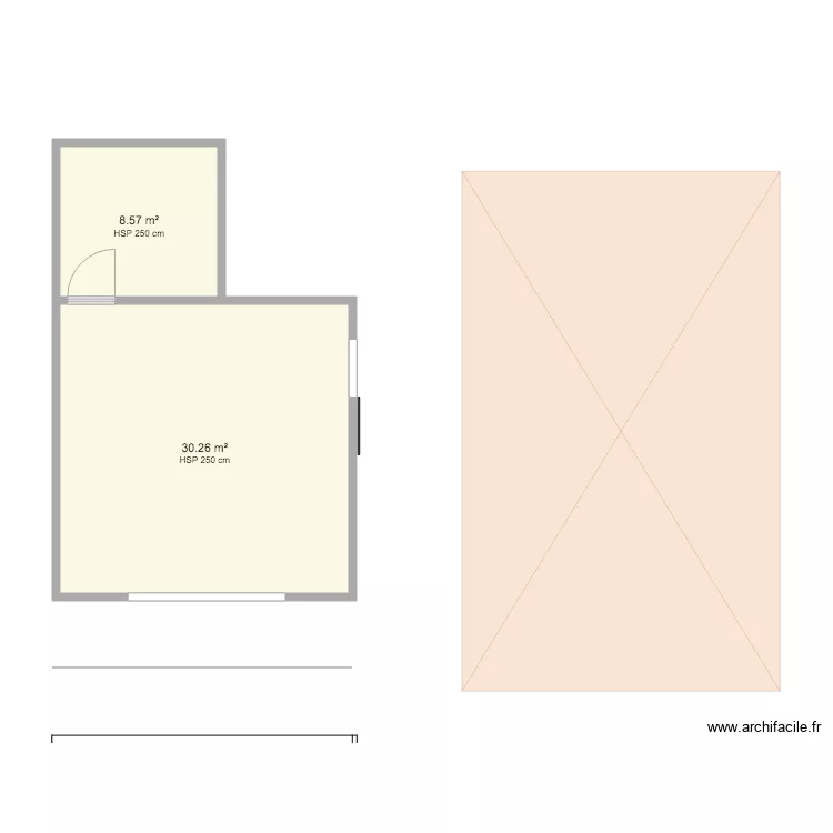 Bungalow ok. Plan de 