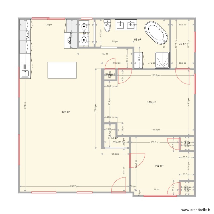 272100B. Plan de 0 pièce et 0 m2