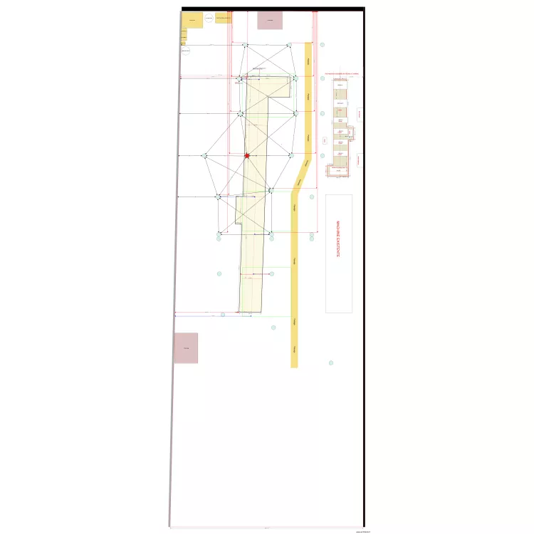 Dalle canniveaux ouverture poteaux cot&eacute; Le 20 02 17 . Plan de 