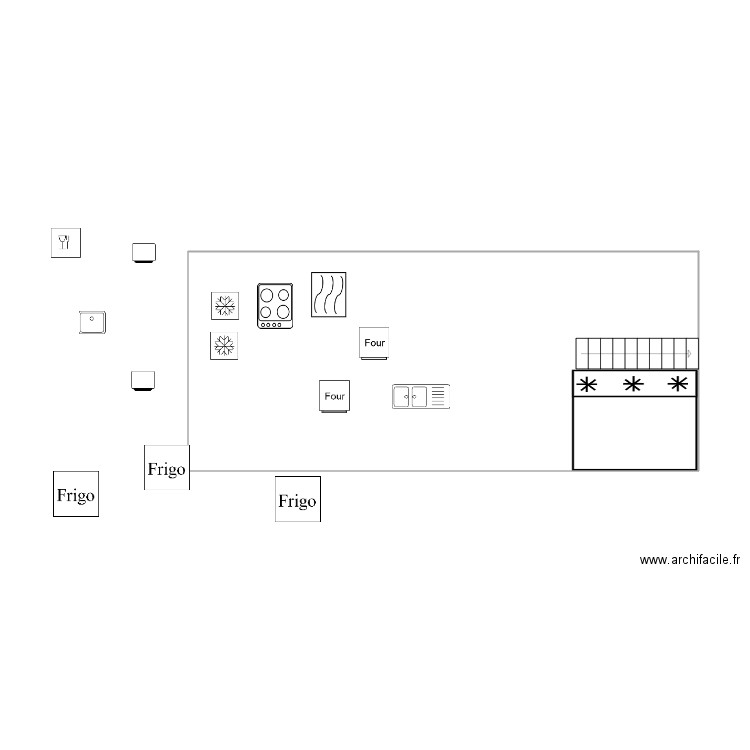 cuisine carenage. Plan de 0 pièce et 0 m2