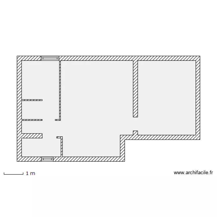 Villa 1er Etage. Plan de 