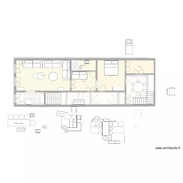 MAISONJAUNEV13. Plan de 