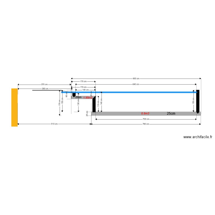 terrassement 2. Plan de 0 pièce et 0 m2