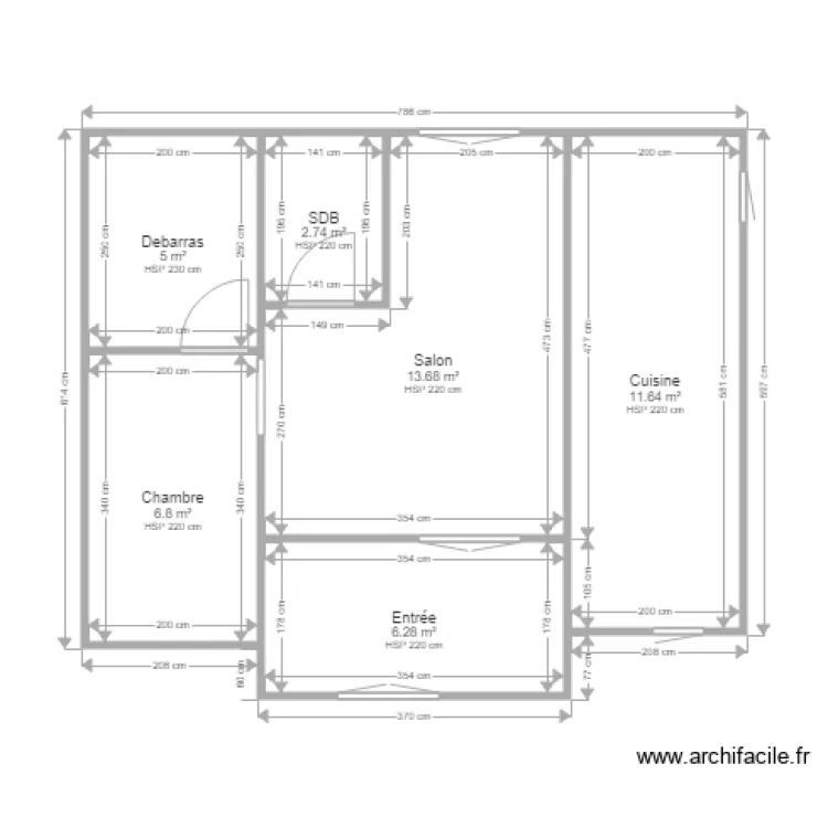 Inzemont chalet. Plan de 
