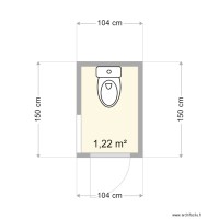 Plan WC étage Anthony/Hélène