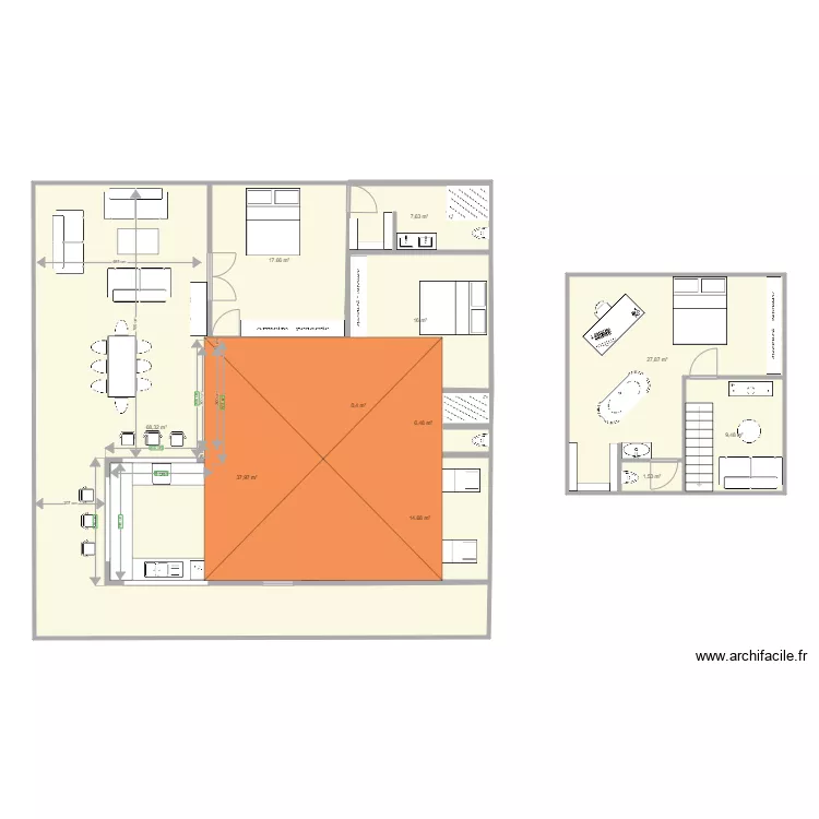 prochaine maison . Plan de 