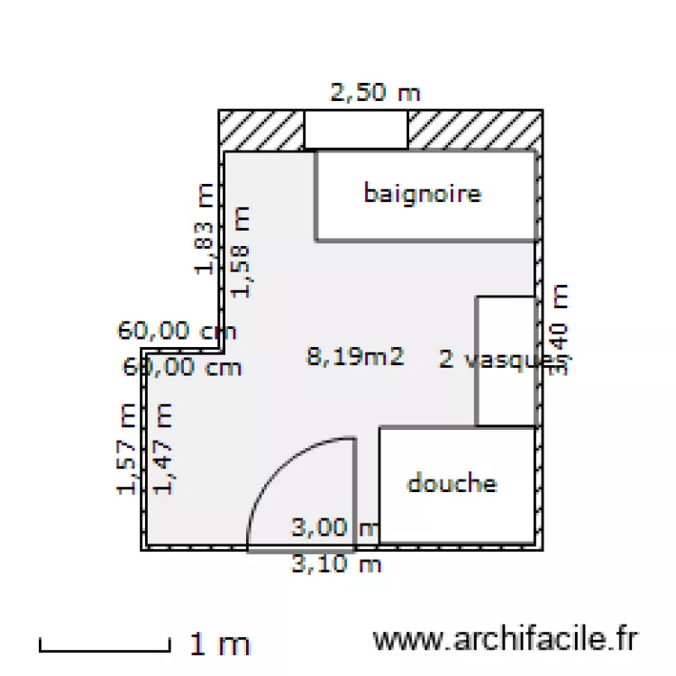 salle bain1. Plan de salle bain1. Plan de
