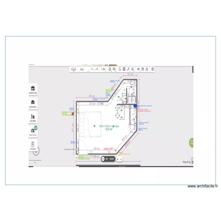 PLANS STUDIO 1. Plan de 