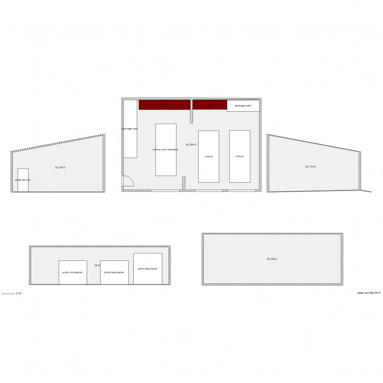 garage 8x12m 3. Plan de 0 pièce et 0 m2