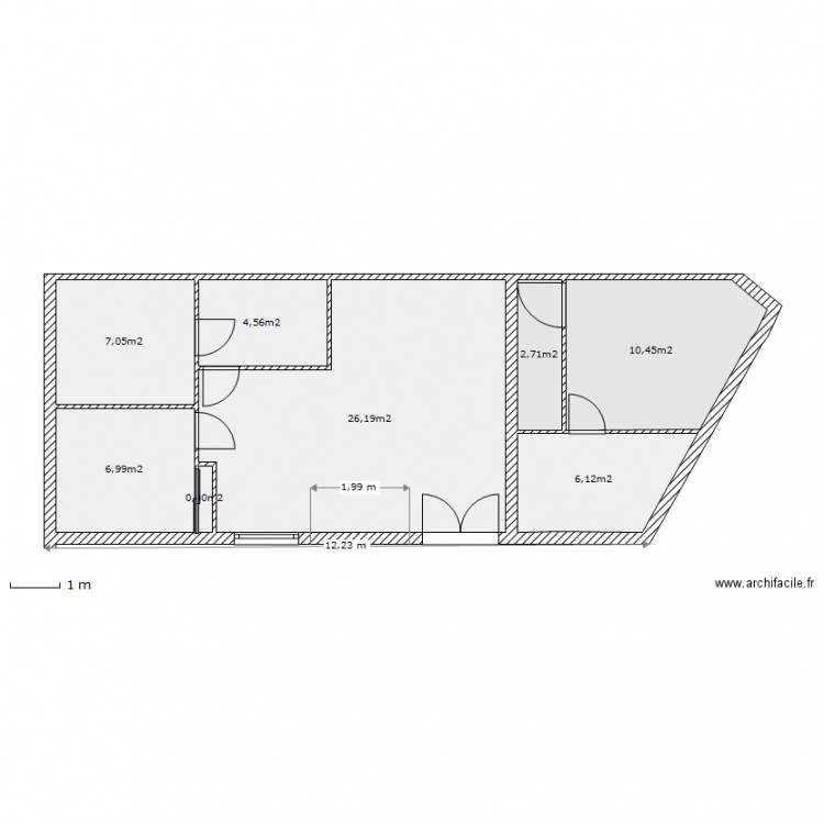 lacanau agrandi etage. Plan de 0 pièce et 0 m2