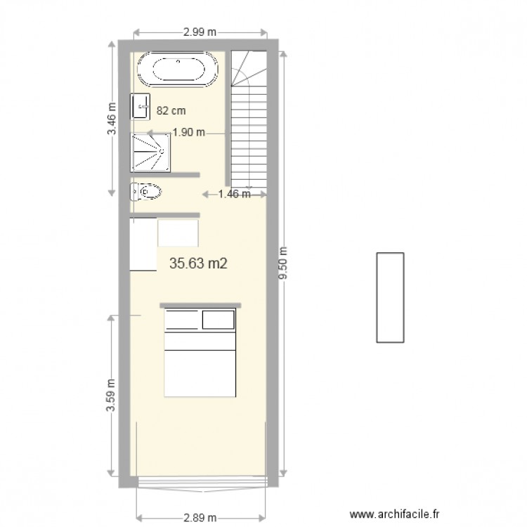 projet 5 etage. Plan de 0 pièce et 0 m2