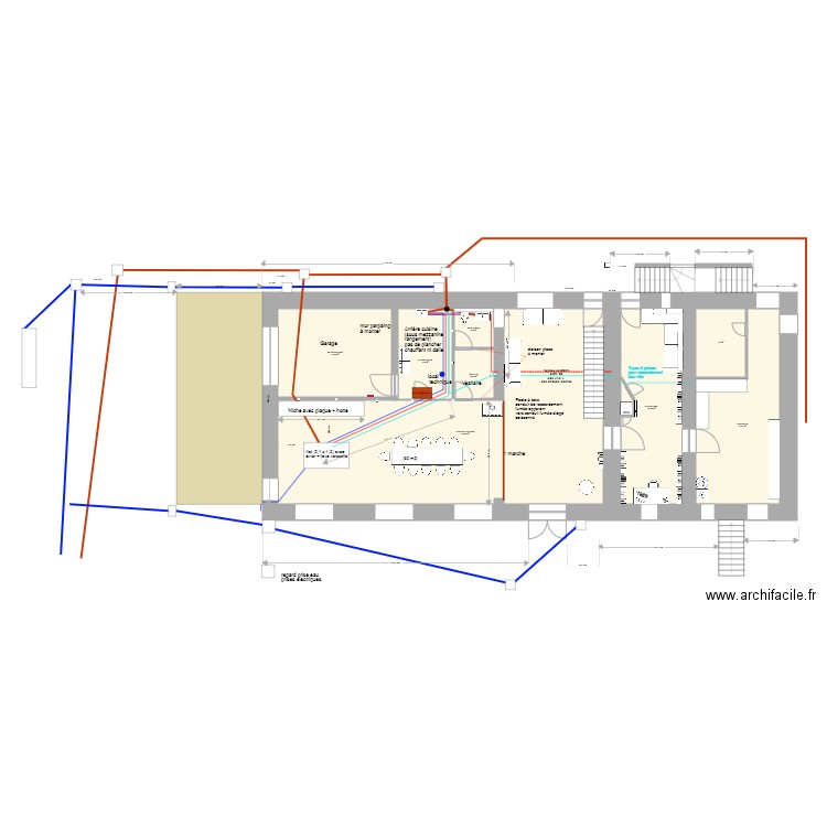 Coublevie projet 2 chambres et parents grenier v5. Plan de 0 pièce et 0 m2