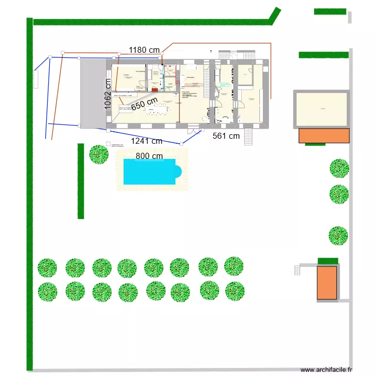 Coublevie projet 2 chambres et parents grenier v5. Plan de 