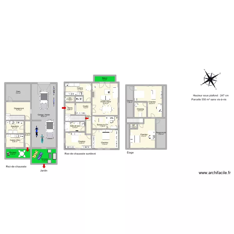 MILENKOVIC FRANCOIS. Plan de 