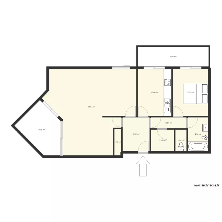F2 F3 Aiglon 1. Plan de 