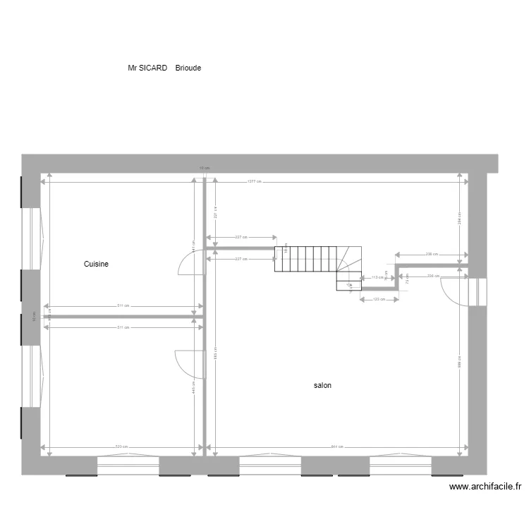 sicard brioudebas. Plan de 