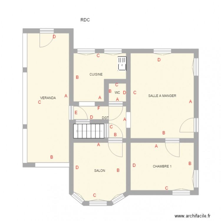 SELLIERE RDC. Plan de 0 pièce et 0 m2