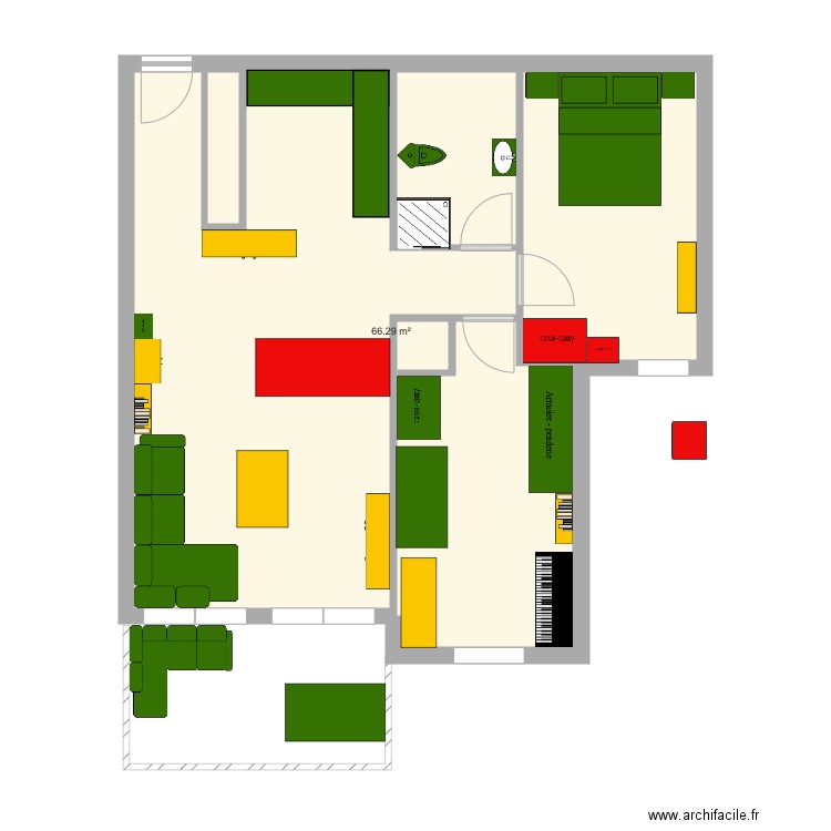 appart hauts geneveys 3. Plan de 0 pièce et 0 m2