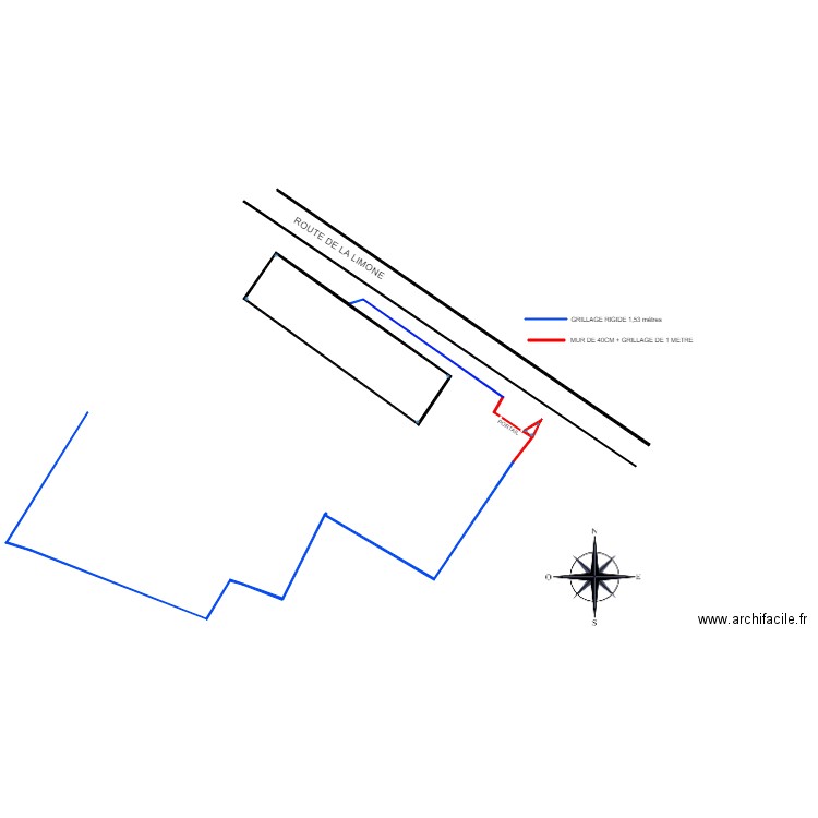 PLAN DE MASSE TRELA. Plan de 0 pièce et 0 m2