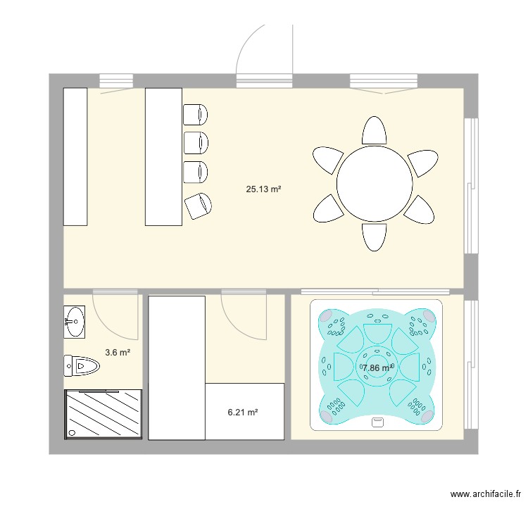 Sauna Sourbrodt. Plan de 0 pièce et 0 m2