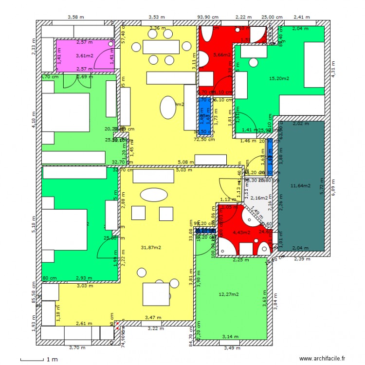  djamel1. Plan de 0 pièce et 0 m2