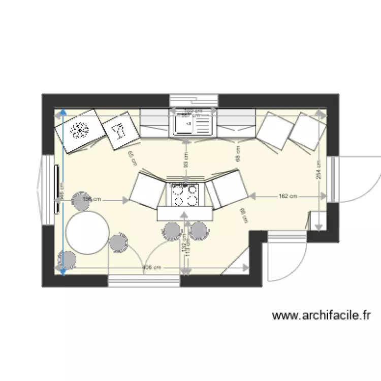 cuisine BA concept 5. Plan de 