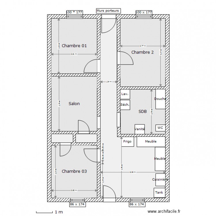 4648 - Avant modifications. Plan de 0 pièce et 0 m2