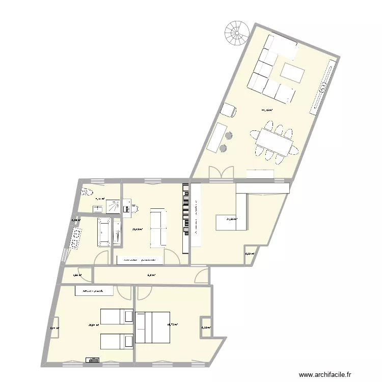 extension. Plan de extension. Plan de