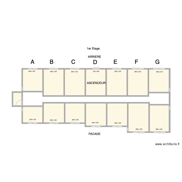 Ouvertures Chambres. Plan de 0 pièce et 0 m2